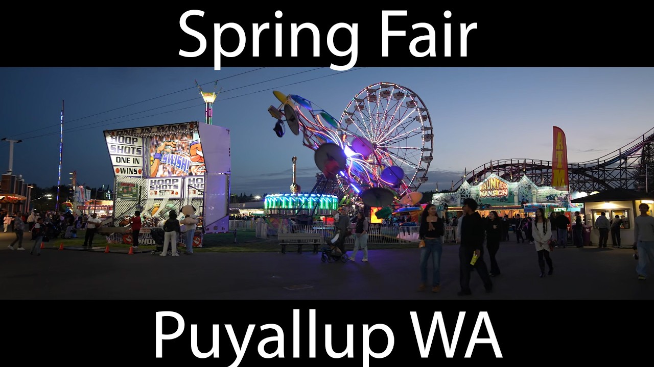 (Long version) Spring Fair at Washington State Fairgrounds, anamorphic widescreen, 4K 24fps