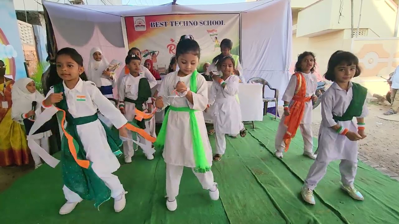 Beautiful performance by 2nd Class girls on Jai Ho