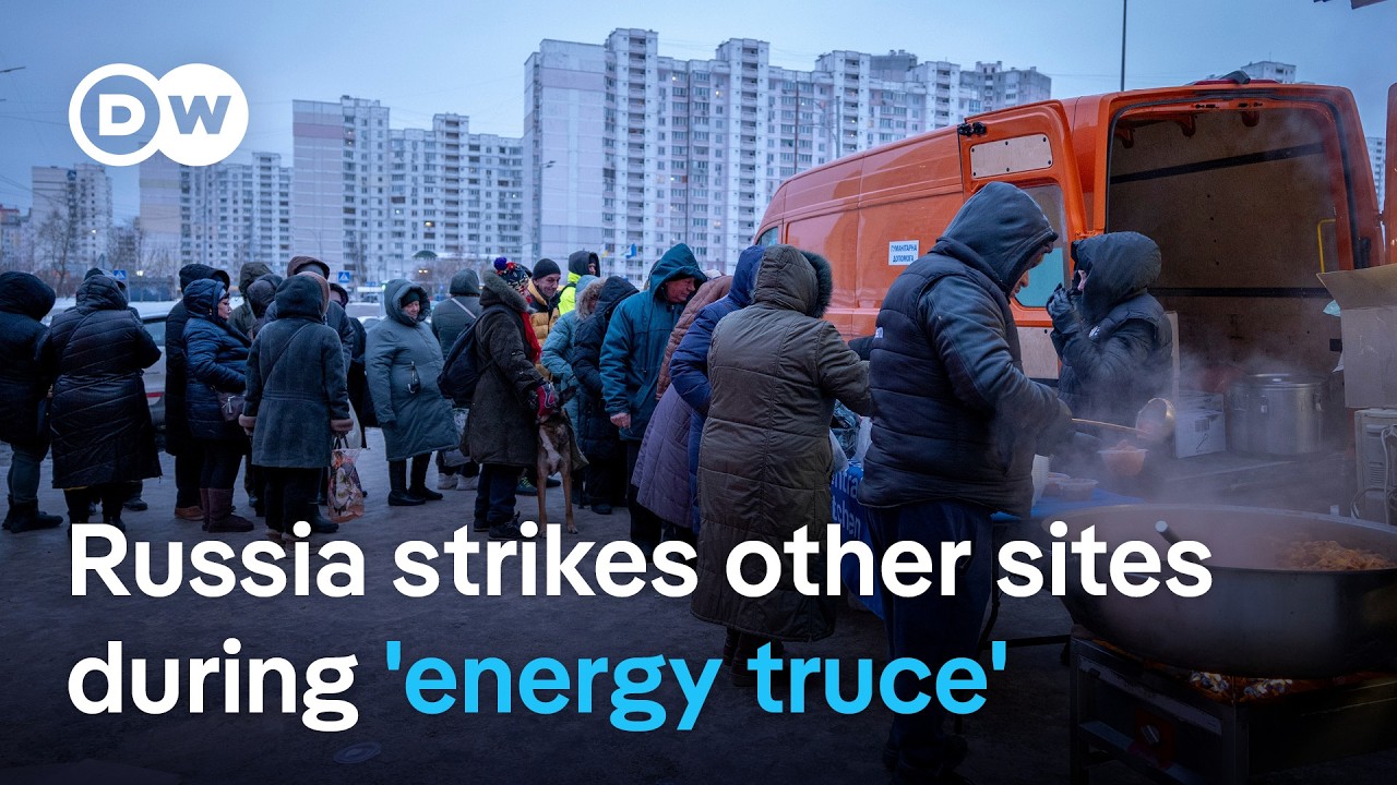 Russia, Ukraine halt energy attacks during cold spell | DW News
