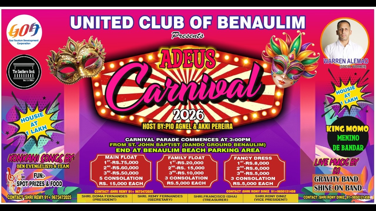 ADEUS CARNIVAL 2026 | HOSTED BY: PIO AGNEL & AKKI PEREIRA | 17/02/2026 |🔴GNH_ LIVE