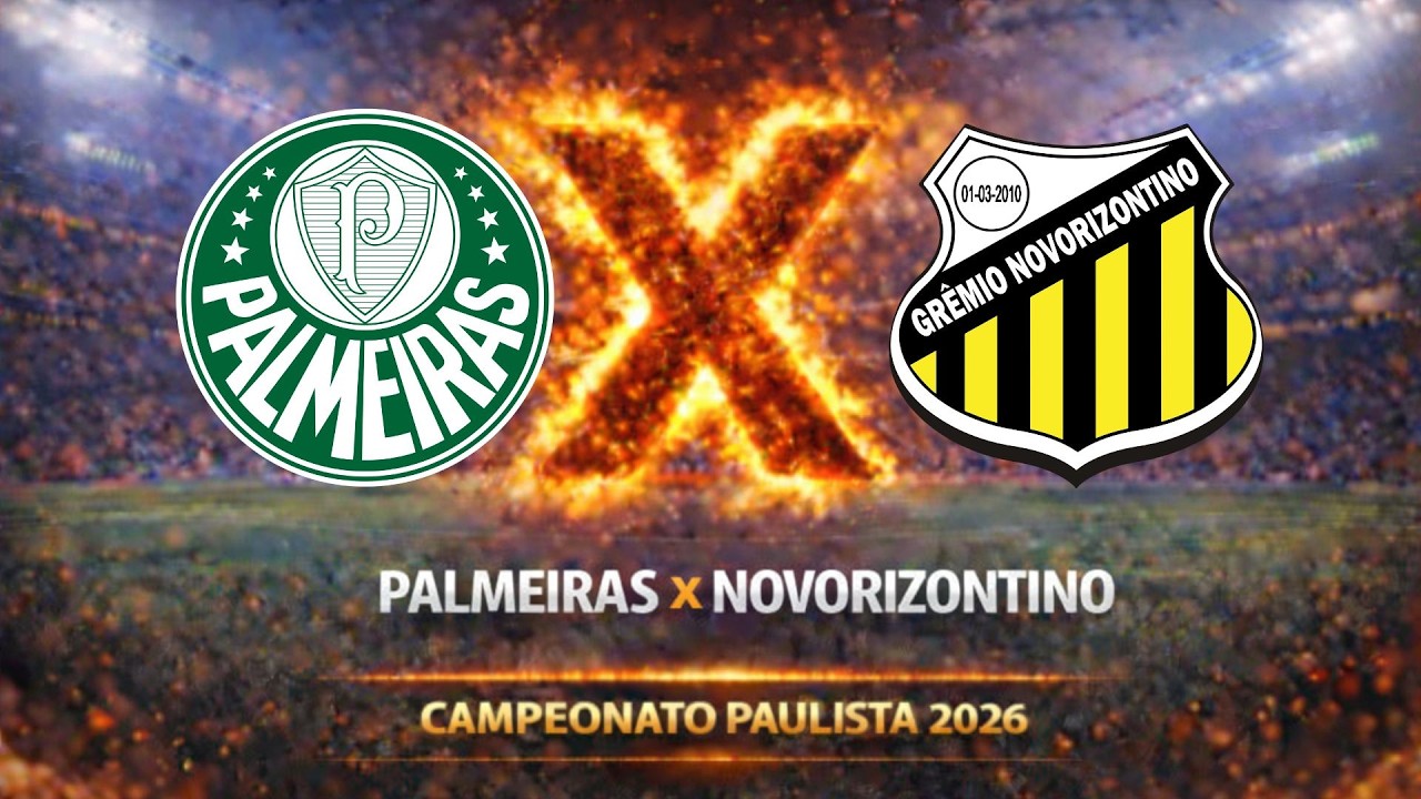PALMEIRAS X NOVORIZONTINO [Simulação] Final 1ºJogo | Campeonato Paulista 2026