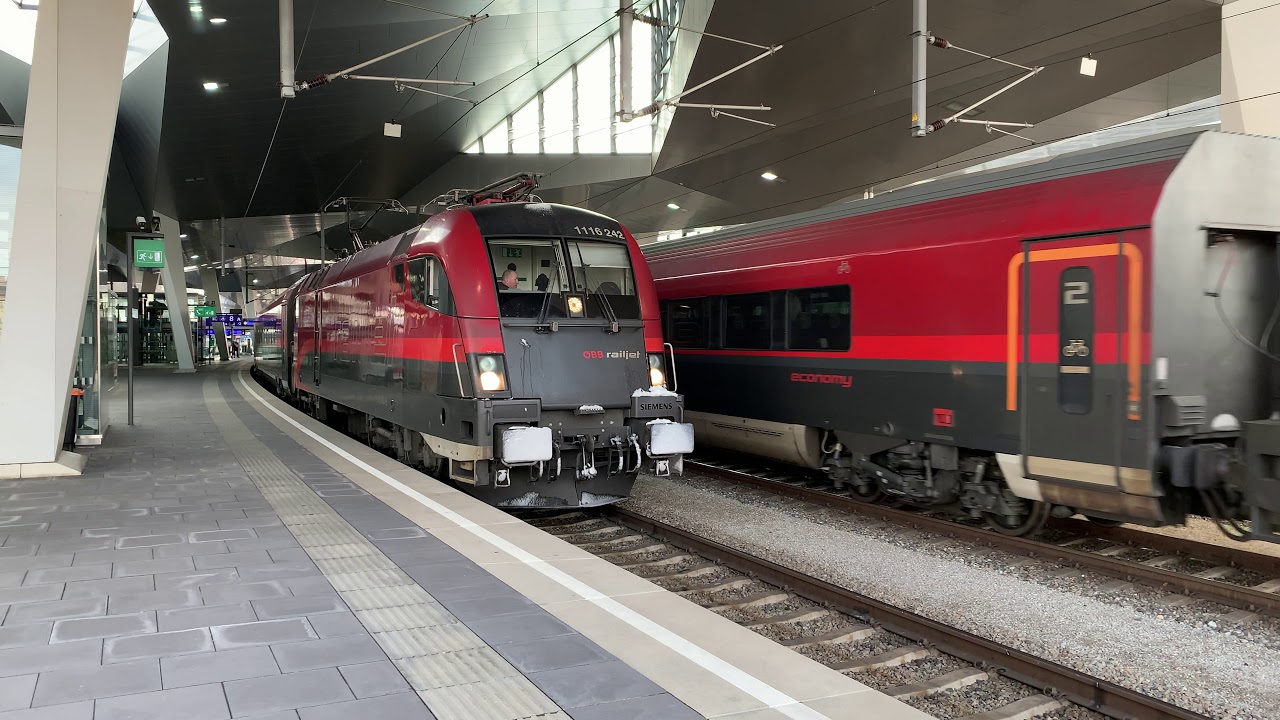 Spotturday #1 | Vienna - Hauptbahnhof | Railjet, ICE, S-Bahn & more - 31.01.2021