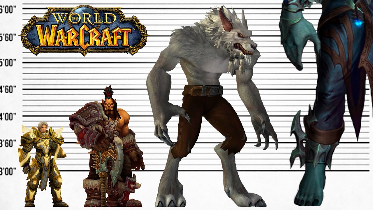 ⚔️ World of WarCraft Giants: Satisfying Size Comparison! #WoW #SizeComparison