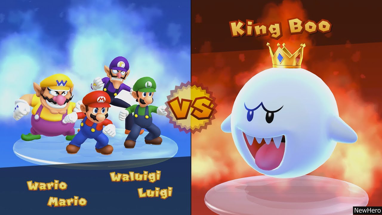 Mario Party 10 - Mario Vs. Luigi Vs. Wario Vs. Waluigi | Haunted Trail