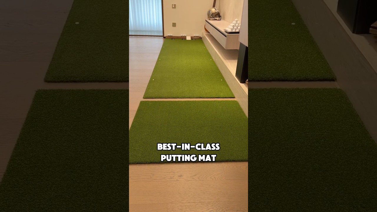 This putting mat in 2026 has SIX features you didn&rsquo;t see coming. 🏌️&zwj;♂️ #golfshorts