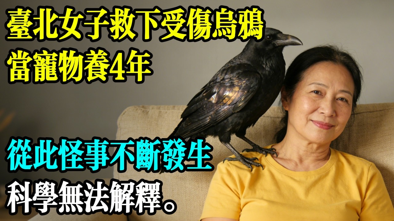 台北女子救下受傷烏鴉，當寵物養4年，從此怪事不斷發生，科學無法解釋！#民間故事 #時光故事匣
