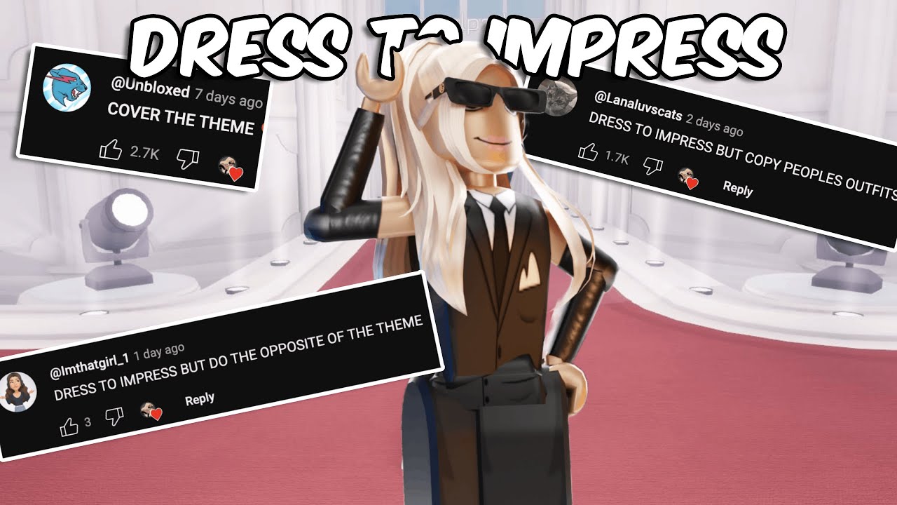 Playing DRESS TO IMPRESS But My Subscribers Choose What I Do...