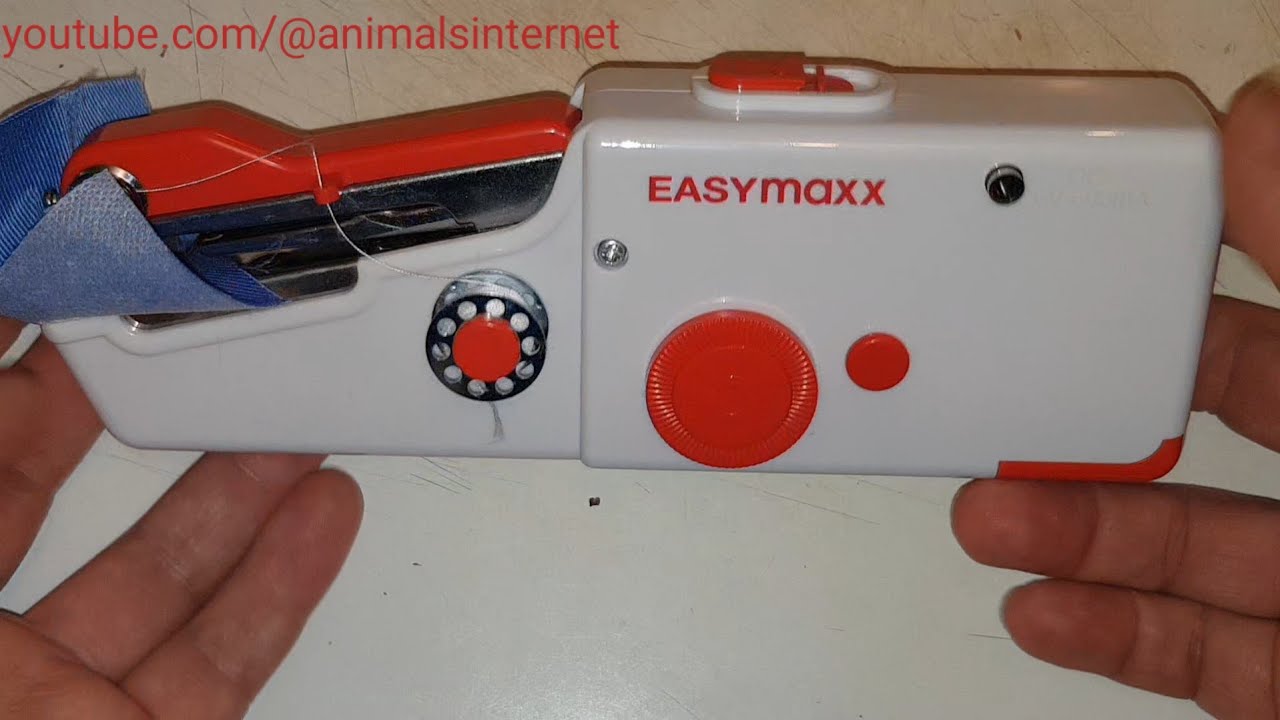 Easymaxx manual sewing machine 02929: unboxing, how to use step by step & close up