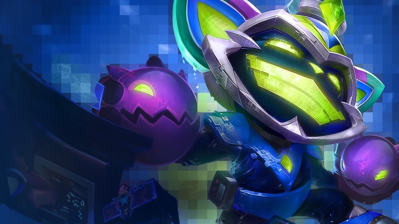 Cyber City Battle Boss Ziggs Custom Skin Preview - League of Legends