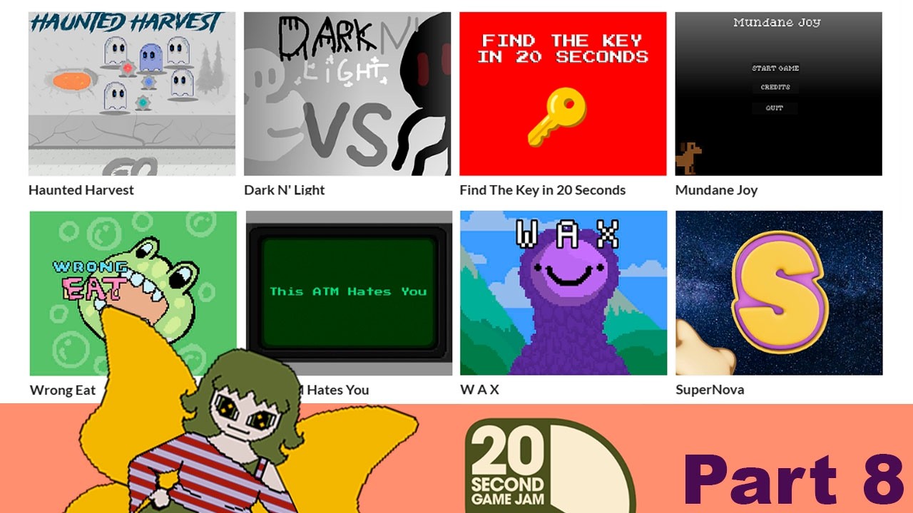 Playing games, that last only 20 seconds Part 8 #20secondgamejam