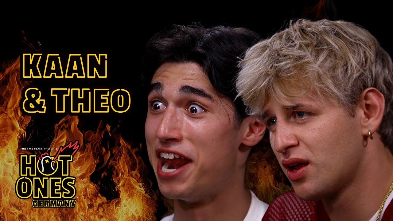 Theo & Kaan drehen komplett durch bei den schärfsten Wings Deutschlands 🌶️ 😮‍💨 | Hot Ones Germany