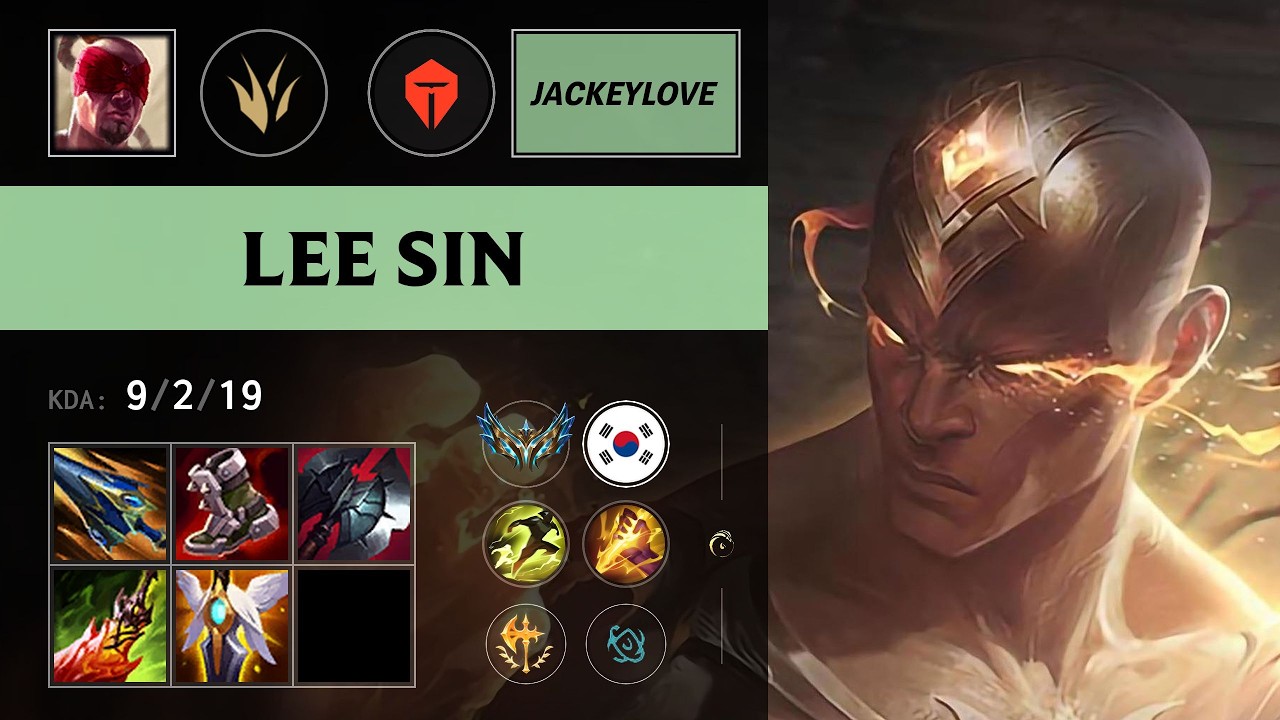 (TES JackeyLove) Lee Sin Jungle vs Vi - KR Challenger Patch 26.16