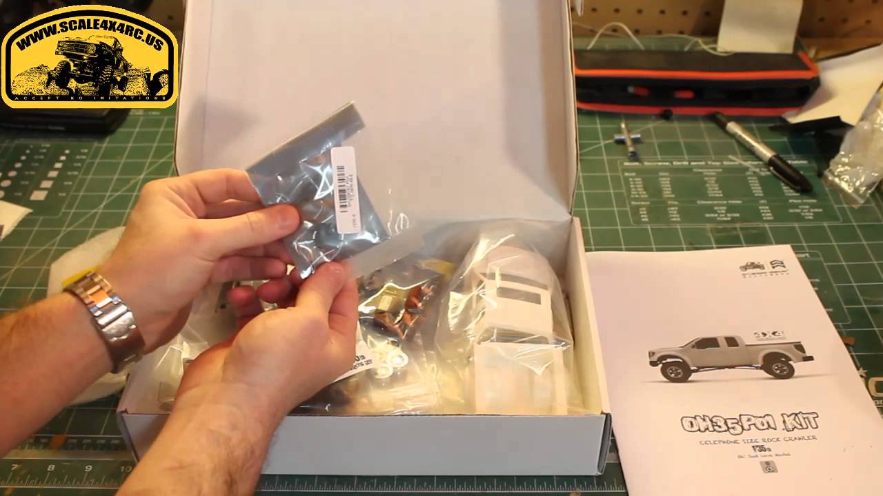 Scale 4x4 R/C Opens up the Banggood.com Orlandoo Hunter F150 kit