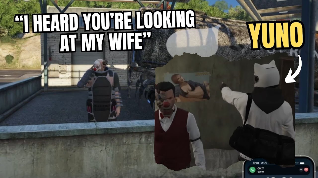 Kirk CALLS Yuno for CHECKING OUT His WIfe! | NOPIXEL 4.0 GTA RP