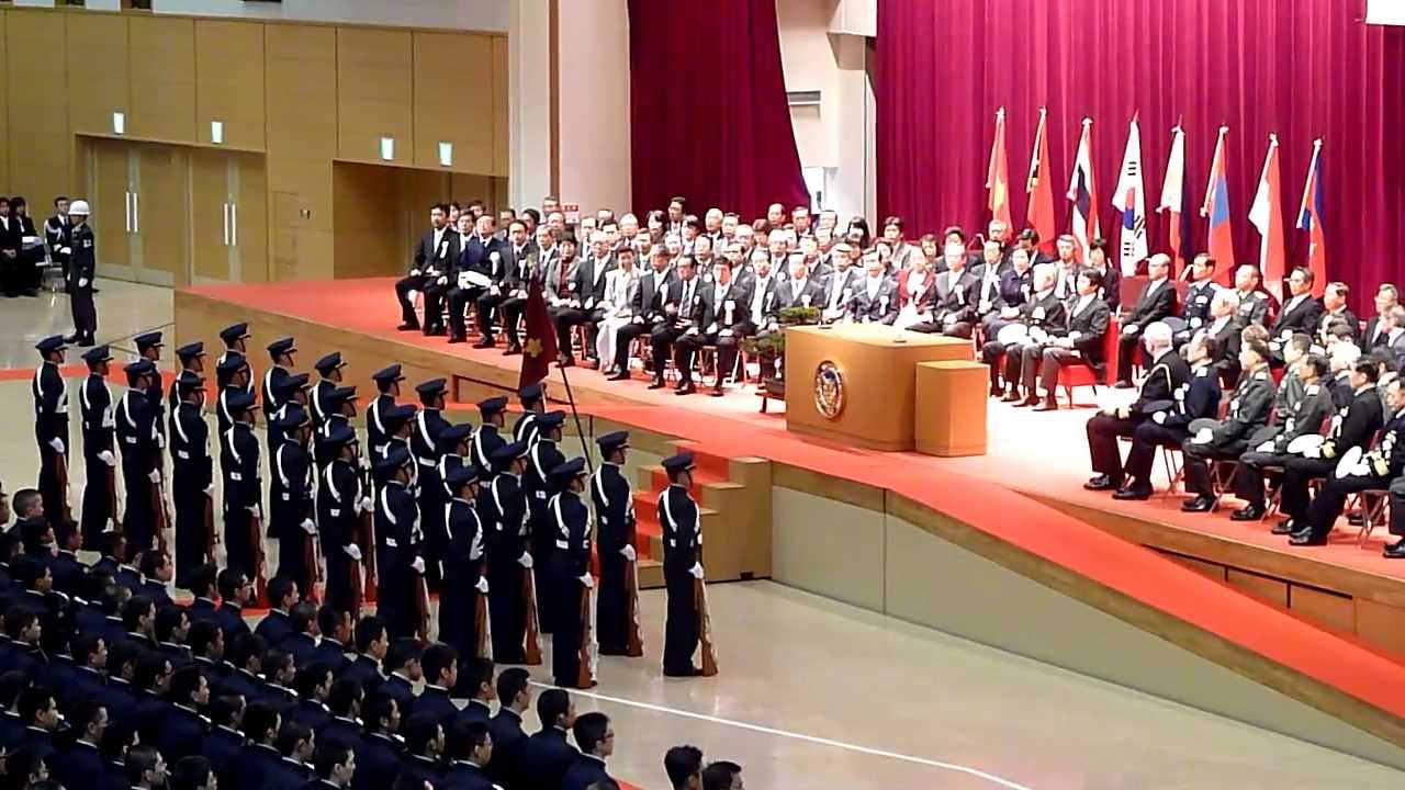 防衛大学校儀仗隊による栄誉礼