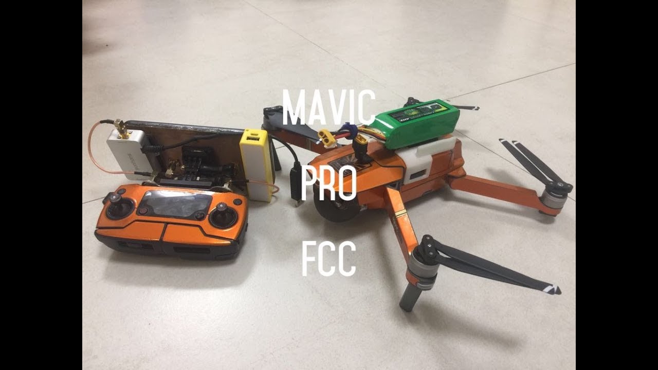 Mavic Pro HK Mod FCC + 2.5W + 2.57ghz 5km HK