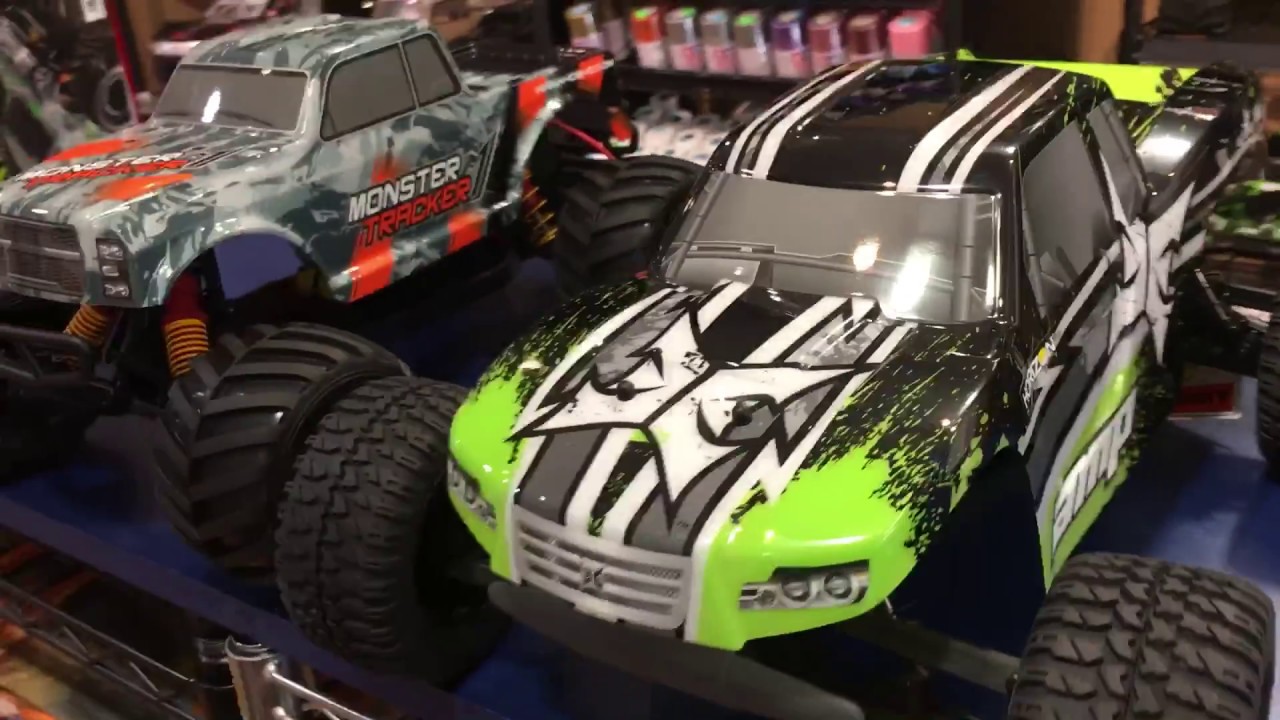 Kyosho tracker monster truck vs ECX amp
