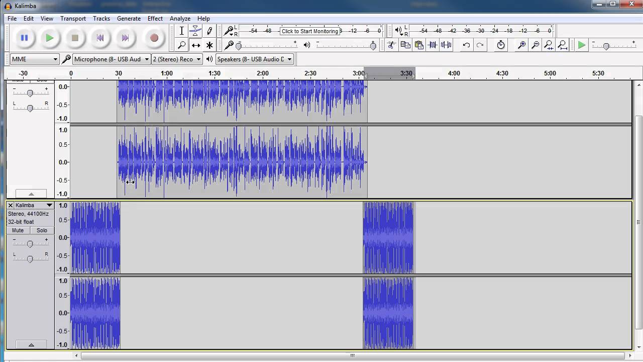 Intro/Outro music with Audacity