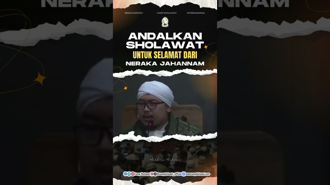 Sholawat satu amalan yang pasti mampu  menyelamatkan dari neraka Jahannam - Ustadz Muhammad Nur