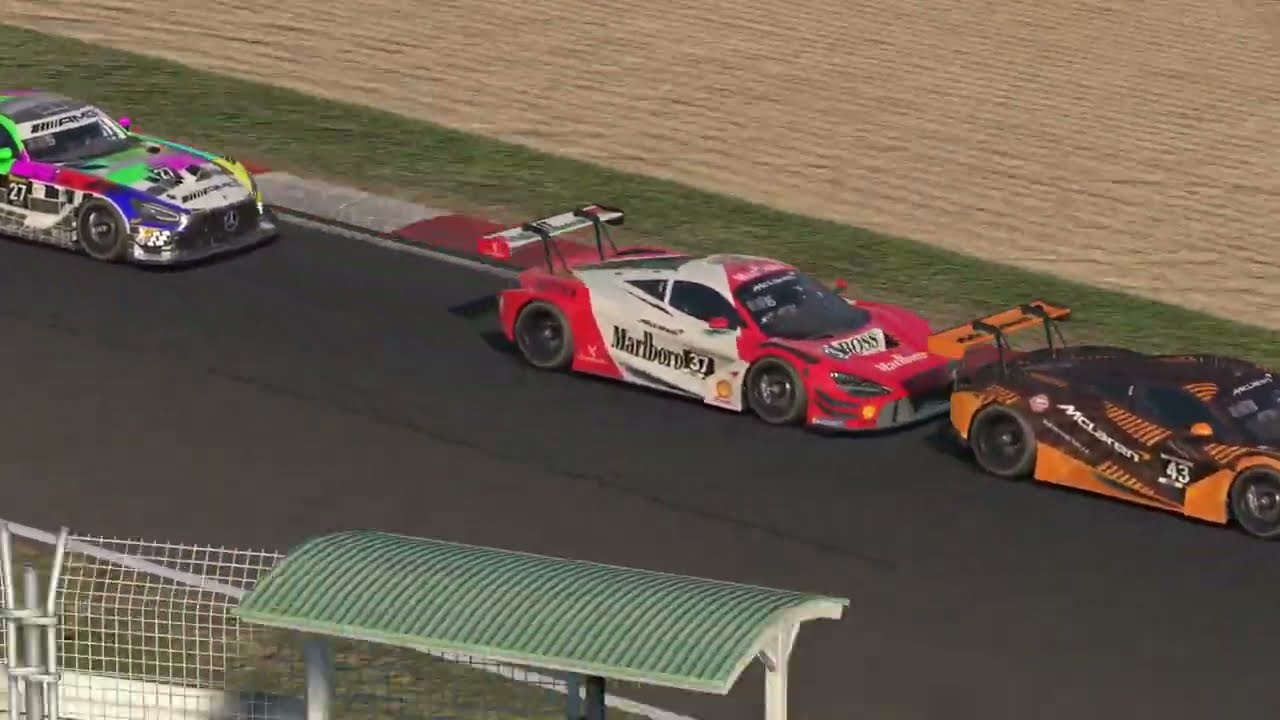 Passing the imovable object #GT3 @Bathurst #iRacing