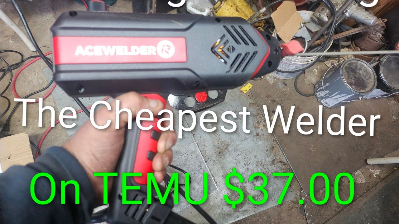 Unboxing and Testing The Cheapest Welder on Temu @rojunk 