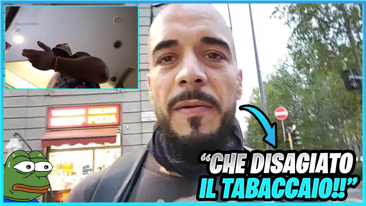 ERKOLE DISCUTE CON DUE TABACCAI PER..