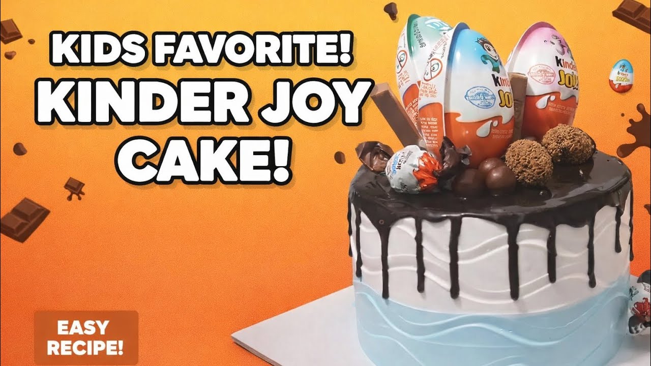 😱😋Kids Favourite Kinder Joy cake ❤️‍🔥@Cakis-i7u