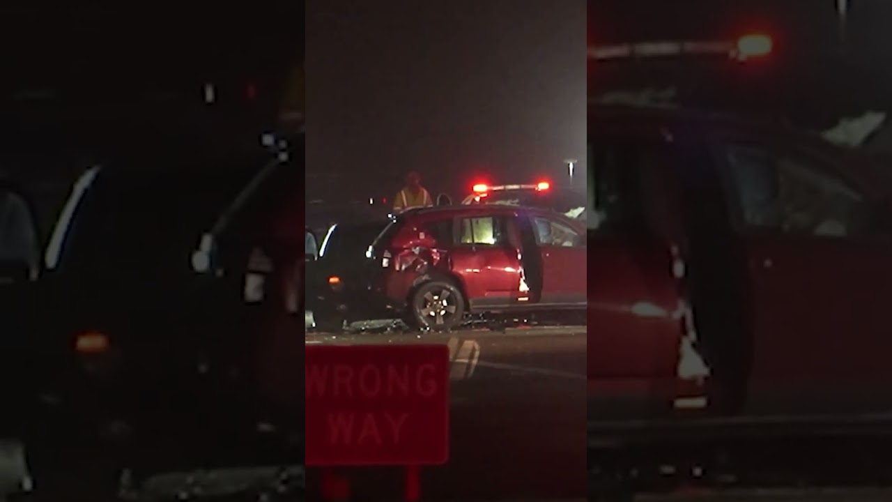 Wrong-way driver kills elderly couple in Long Island crash #shorts