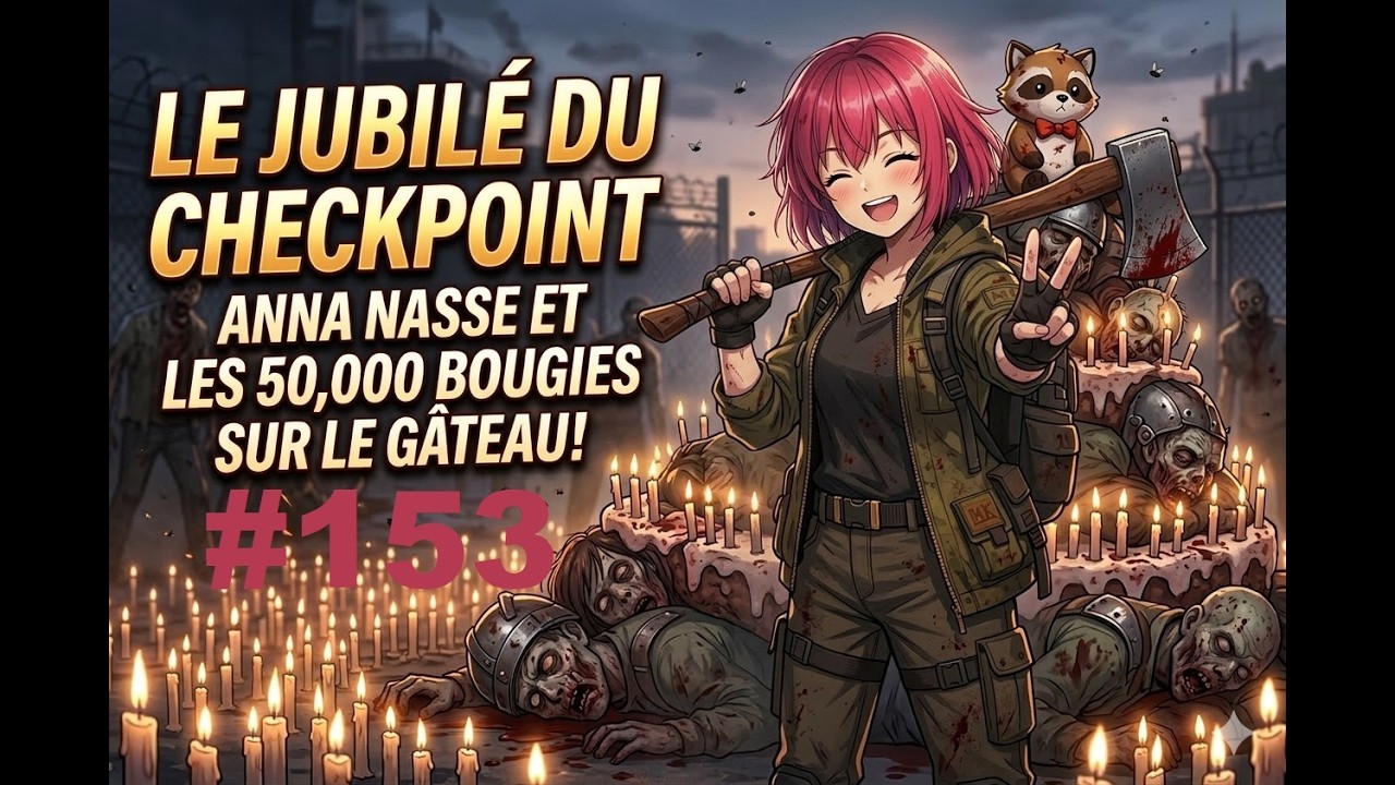 Jubile du checkpoint (ep9), Anna Nasse et les 50000 bougies sur le gateau - #153 - Project Zomboid