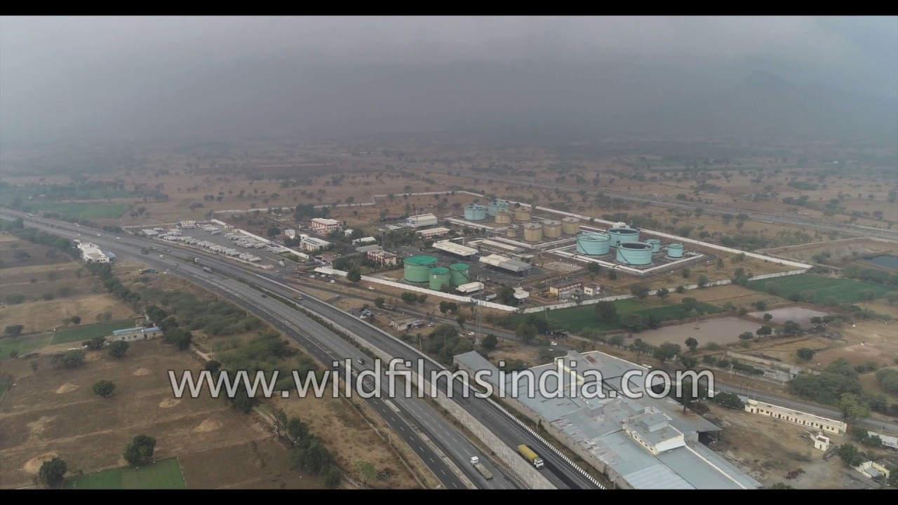 Hindustan Petroleum Fuel Depot in Rajasthan, along Jodhpur-Jaipur Highway