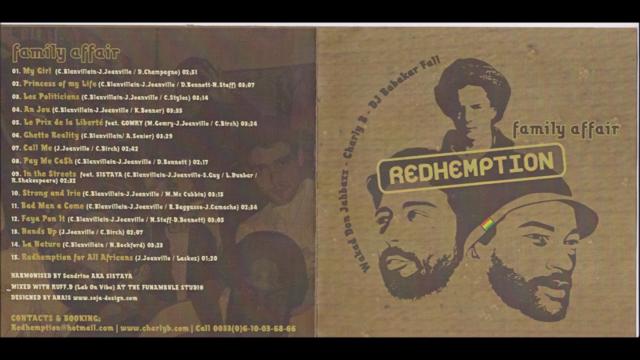 Redemption Sound - Family Affair (Full Album) CharlyB Wakad Sistaya Babakar Fall ft Ghomry