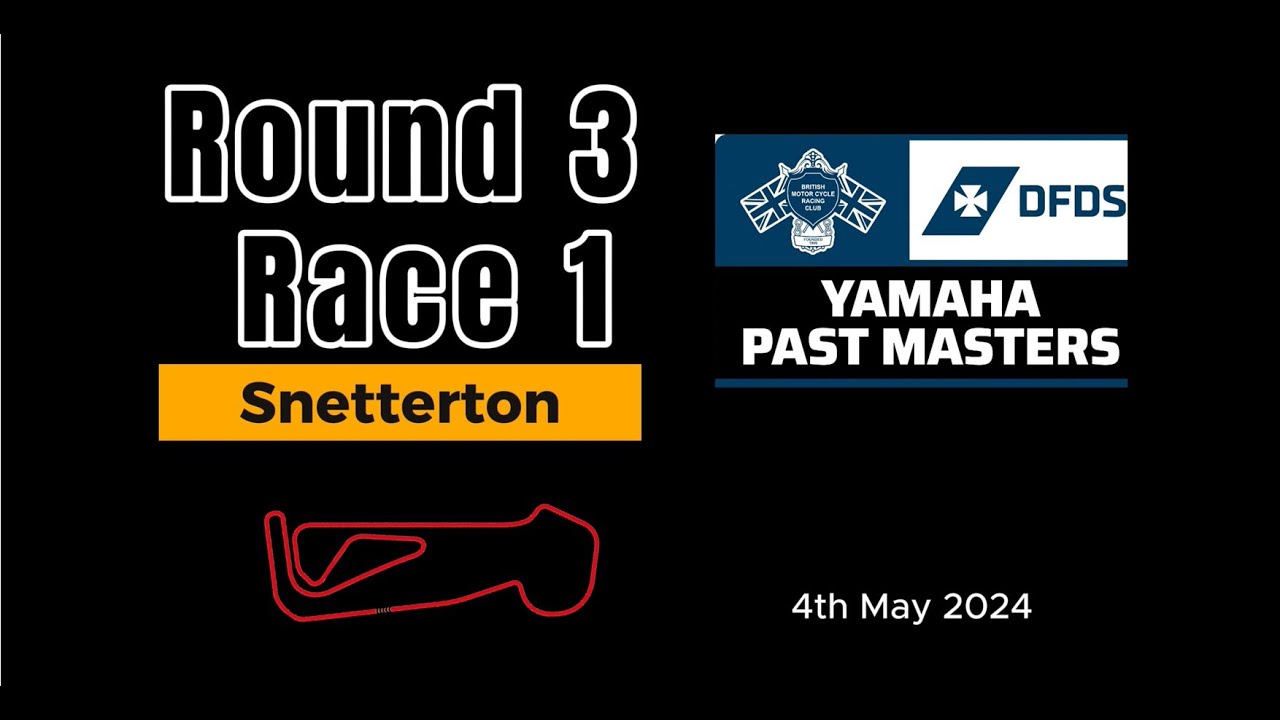 Snetterton Race 1 Saturday BMCRC DFDS Yamaha Past Masters 4th May 2024