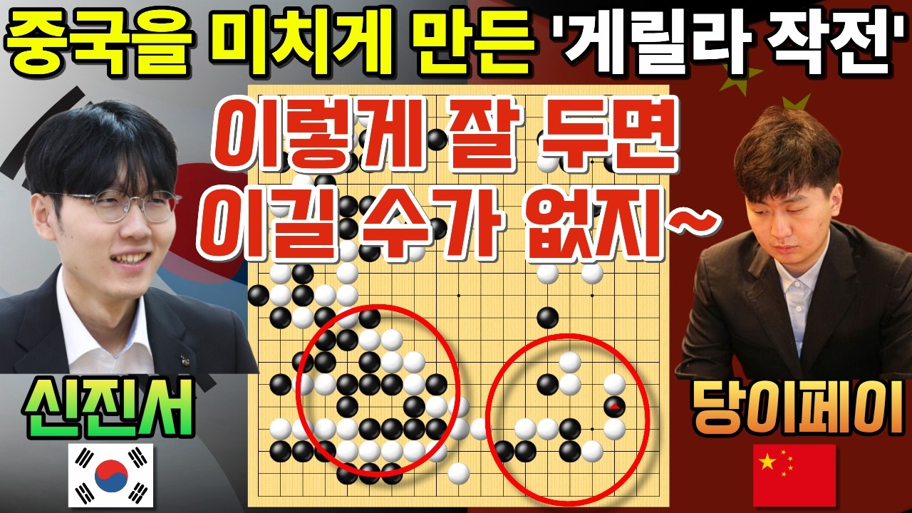 중국을 미치게 만든 신진서의 '게릴라 작전' 이렇게 잘 두면 이길 수가 없지~ [한중슈퍼매치 신진서 VS 당이페이 2023-11-22] #바둑 #신진서 #한중슈퍼매치