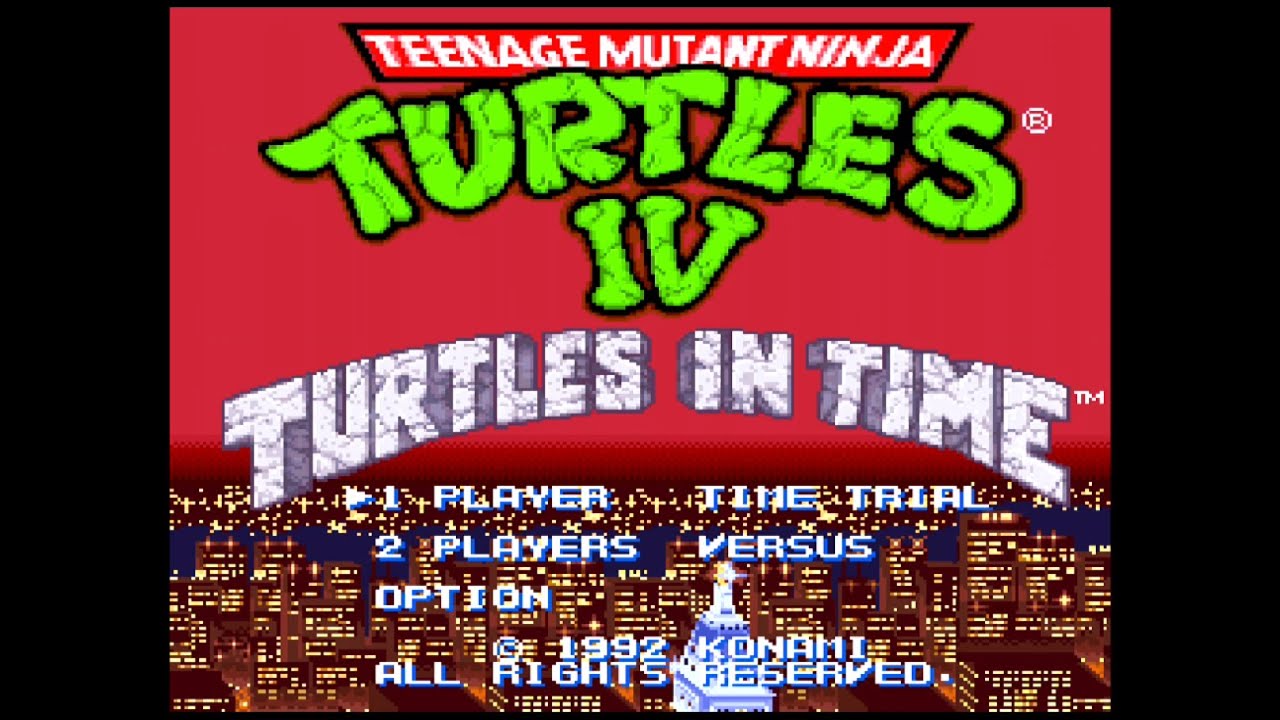 Teenage Mutant Ninja Turtles IV Turtles In Time - SNES