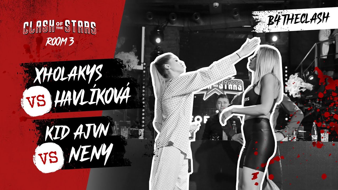 B4THECLASH: xHolakys vs Havlíková a Kid Ajvn vs Neny (live stream)