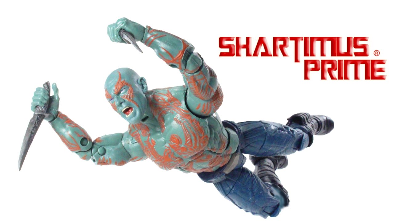 Marvel Legends Drax Guardians of the Galaxy Vol. 2 Movie Titus BAF Wave Action Figure Toy Review