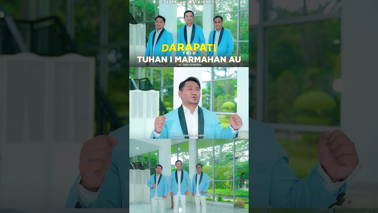 Tuhan I Marmaha Au - Darapati Trio #lagurohanibatak