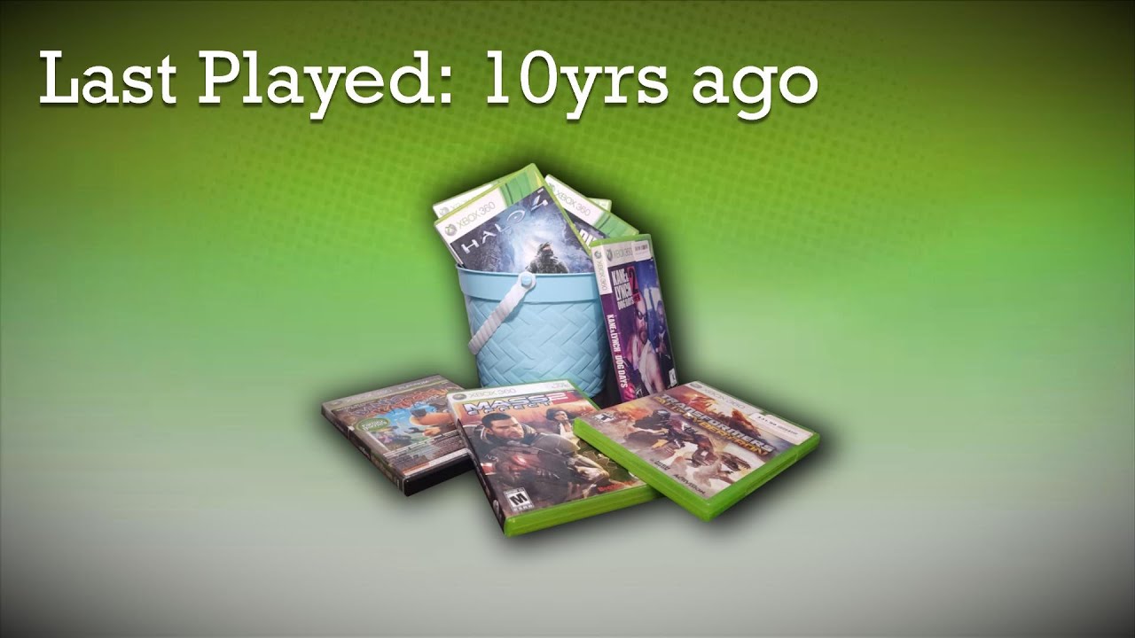 The last played Xbox 360/PC games