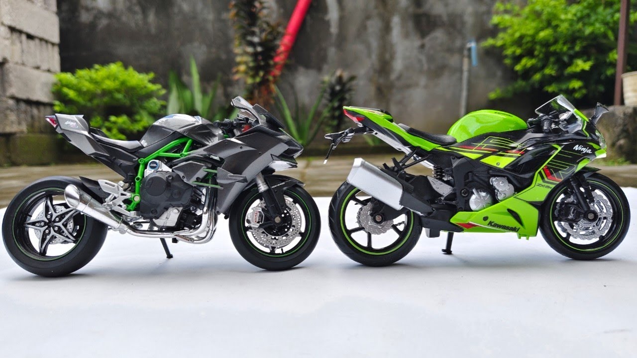Unboxing of Kawasaki Model | Kawasaki Ninja H2R | Miniature 1:12 Scale Model | Kawasaki Ninja ZX-6R|