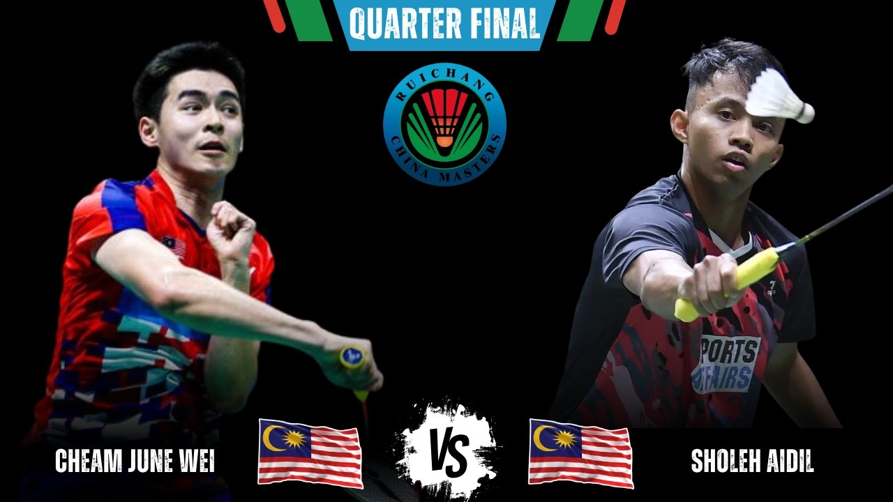 CHEAM Jun Wei (MAS) vs Sholeh AIDIL (MAS) | Ruichang China Masters 2026 Badminton