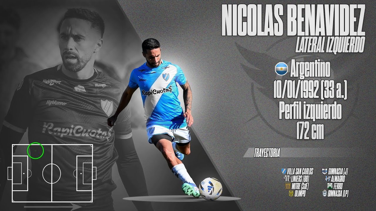 Nicolas Benavidez - Lateral Izquierdo (Villa San Carlos) 2025