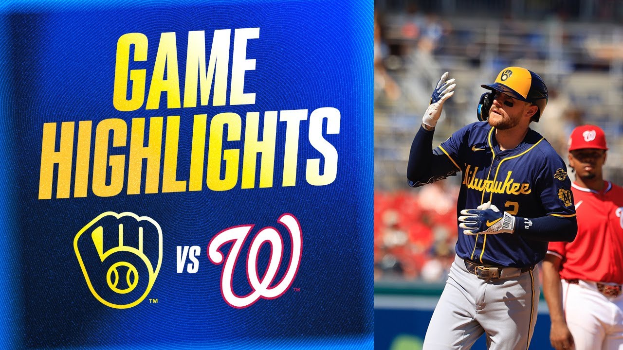 Brewers vs. Nationals Game Highlights (8/3/25) | MLB Highlights