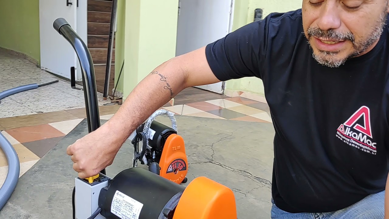 Nova máquina desentupidora jp450 Alkamac.