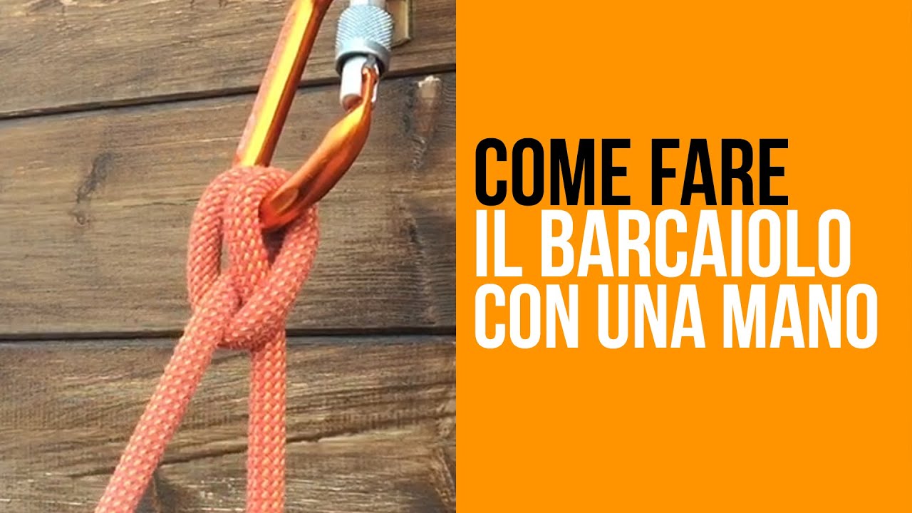 Come fare il barcaiolo con una mano