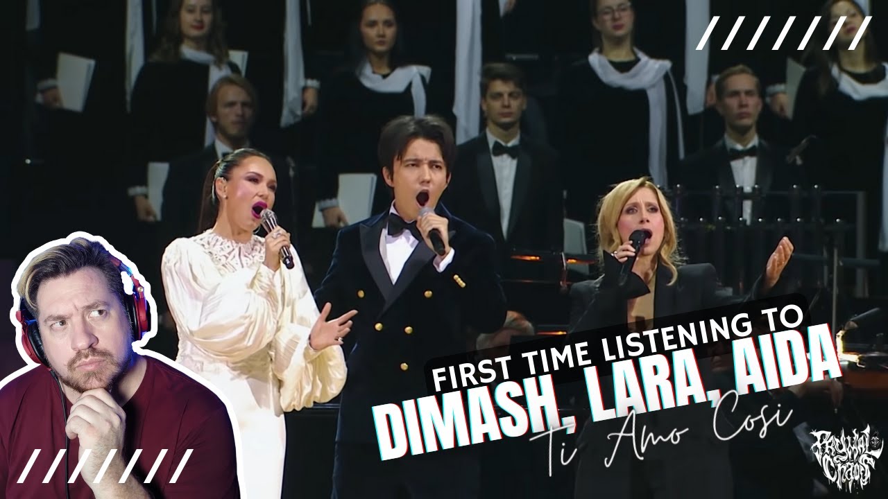 Dimash, Lara, Aida   take it to the next level! Ti Amo Cosi reaction