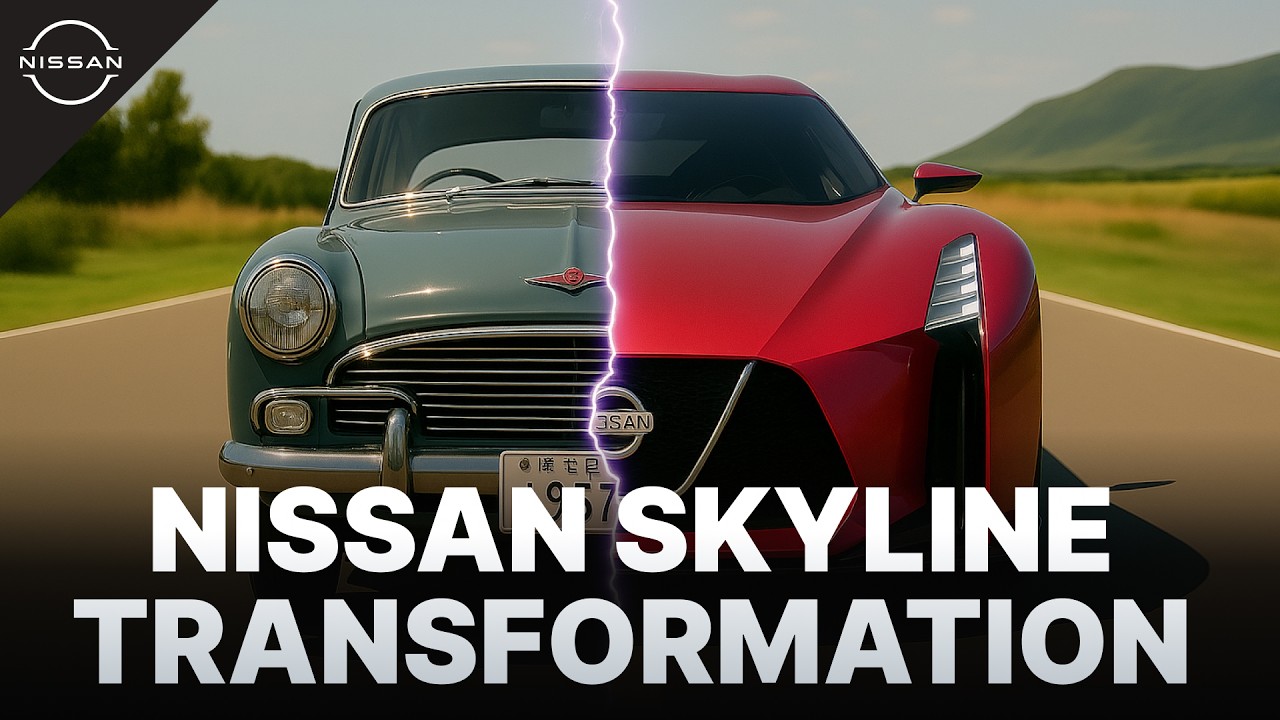 Nissan Skyline Car Transformation | 1957 – 2023 Evolution in 3 Minutes