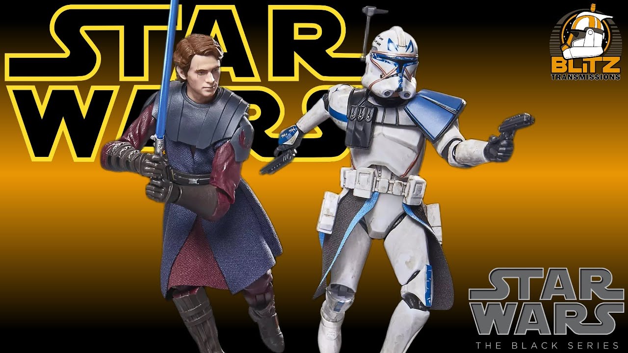 Обзор фигурок Энакина Скайуокера и капитана-клона Рекса из серии Hasbro The Black Series