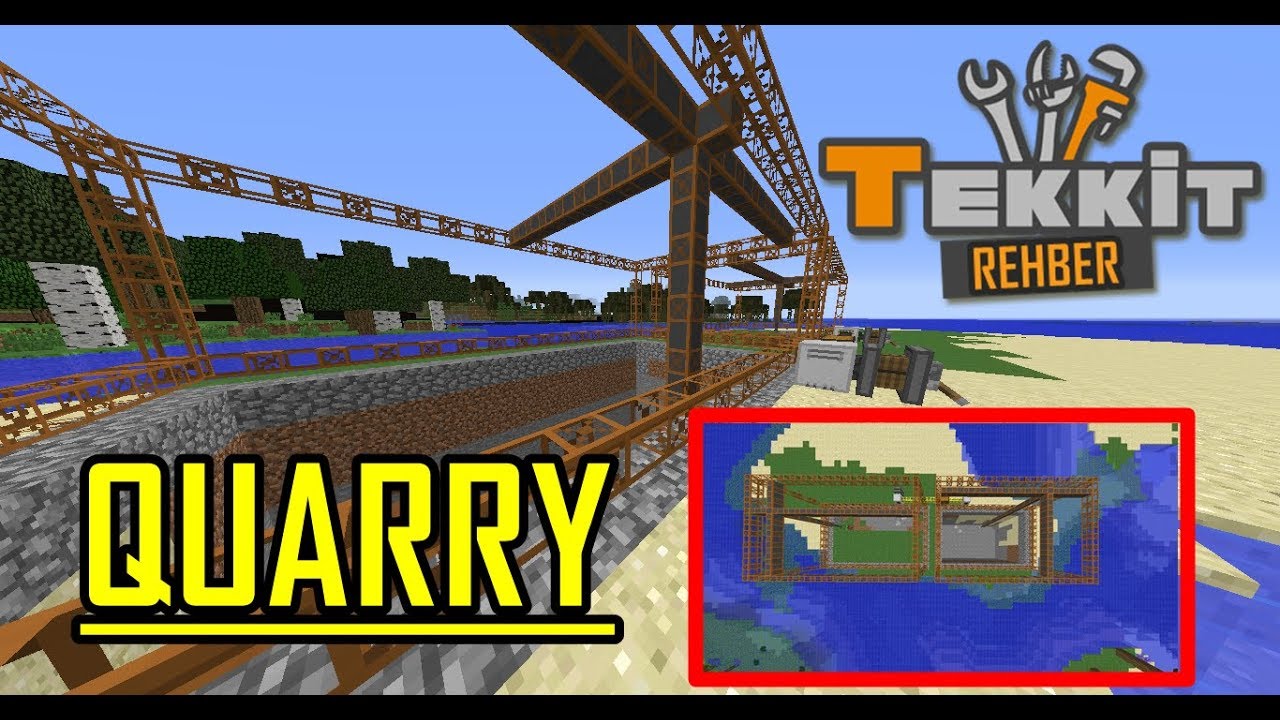 QUARRY SEN DEVRİMSİN - Minecraft Tekkit Rehber #Bölüm 10