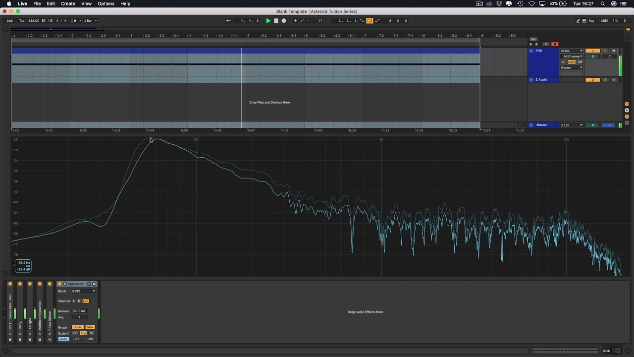 Asteroid Tutorials - Kick & Sub Relationship