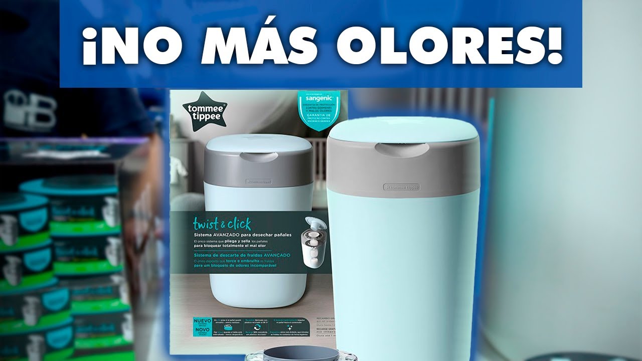 👶🏻 La MEJOR ✅ Papelera para Pañales 🚮Twist & Click de Tommee Tippee | Ferretería Ibermadrid